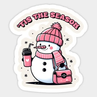 Tis' The Season Christmas Sticker